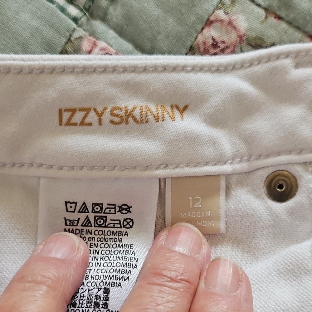 Michael Kors Izzy Skinny White Jeans - Picture 5 of 10
